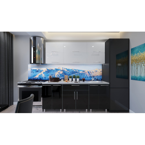 Bucatarie modulara „Modern” 2.0 m cu fațadă MDF
