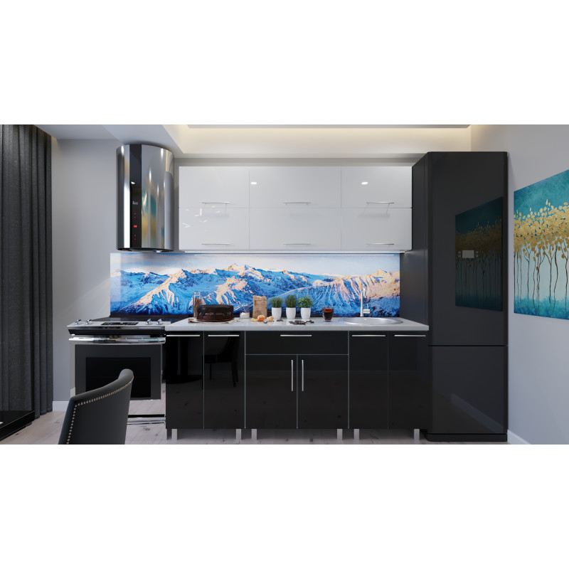 Bucatarie modulara „Modern” 2.0 m cu fațadă MDF