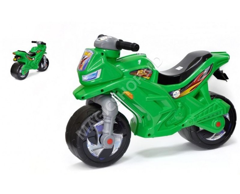 Masinuta tolocare motocicletă verde