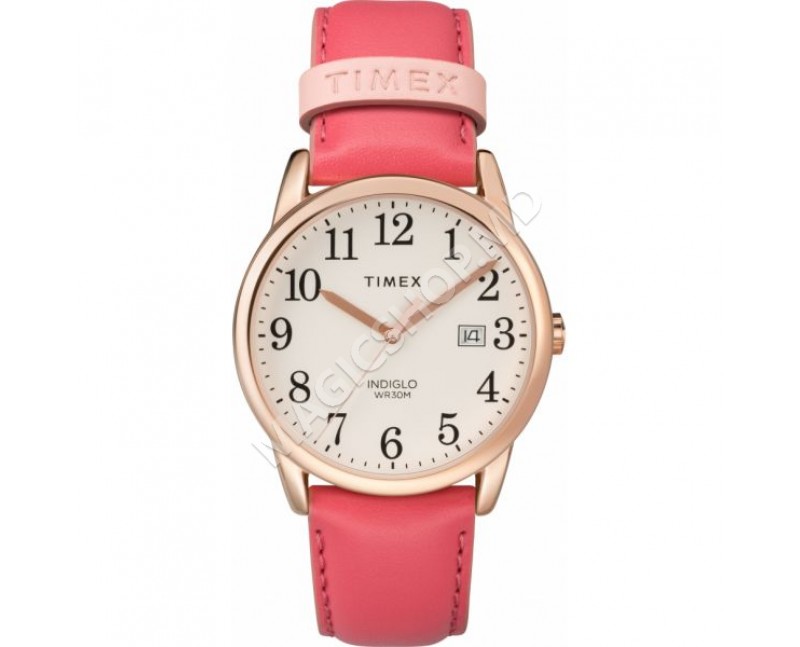 Ceas pentru femei Timex Easy Reader Color Pop 38mm Leather Strap Watch