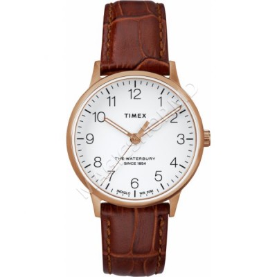 Женские часы Timex Waterbury Classic 36mm Leather Strap Watch