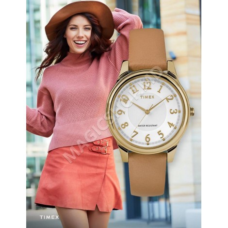 Ceas pentru femei Timex Timex Core 35mm Leather Strap Watch
