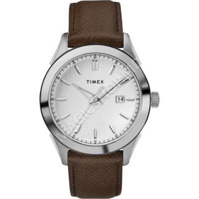 Мужские часы Timex Torrington Men's Date 40mm Leather Strap Watch