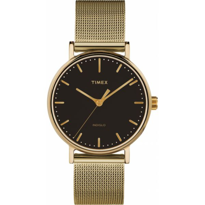 Ceas unisex Timex Fairfield 37mm Stainless Steel Mesh Band Watch