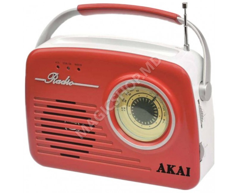 Radio Portabil AKAI APR-11R Roșu