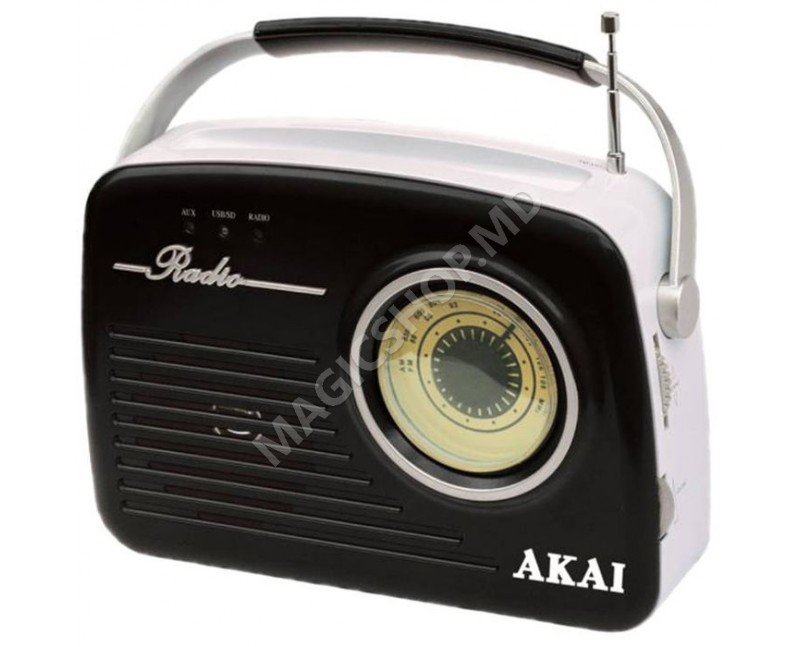 Портативное радио AKAI APR-11B черный