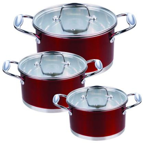 Seturi vase de gatit RAINSTAHL RS - 1063 R Rosu