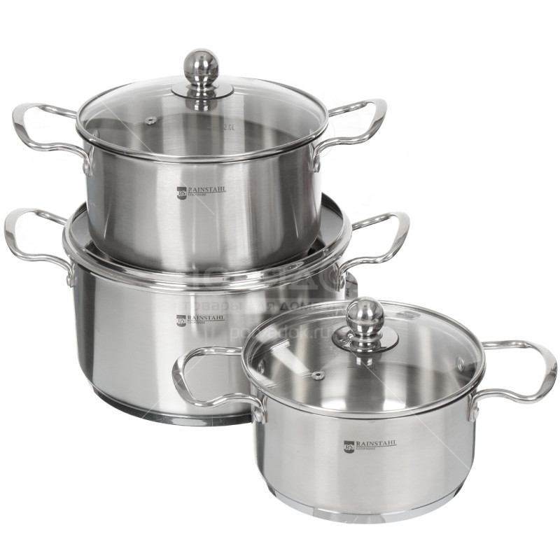 Seturi vase de gatit RAINSTAHL RS - 1064 Inox