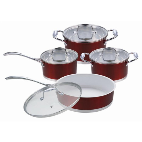 Seturi vase de gatit RAINSTAHL RS - 1084 R Rosu