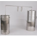 Aparat pentru tuica din inox 50 l