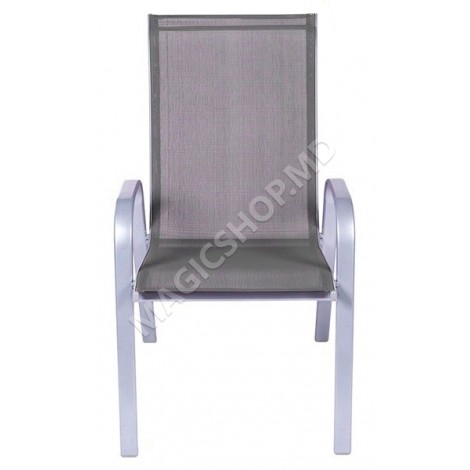 Scaun pentru gradina COMO (Grey) (71x55x96cm)