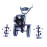 Motocultor TechnoWORKer HB 700 RS-line 7 c.p. + freza