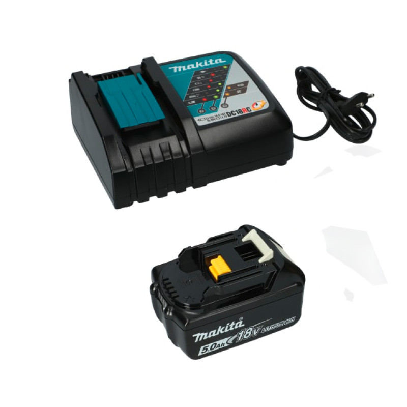 Încărcător + 2 acumulatoare 197570-9 2 x 5 Ah 18 V Li-Ion Makita