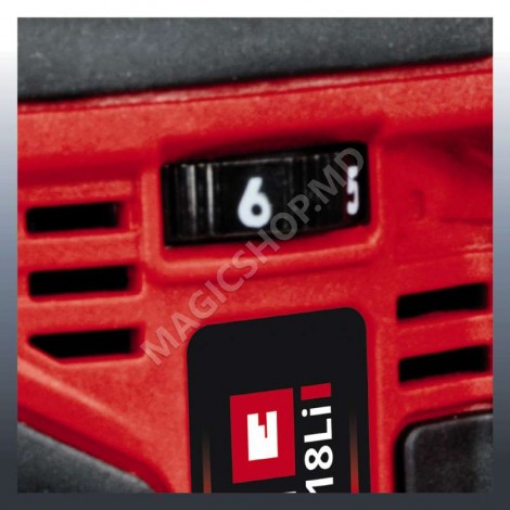 Masina pentru slefuit cu acumulator EINHELL TE-RS 18 Li negru, rosu