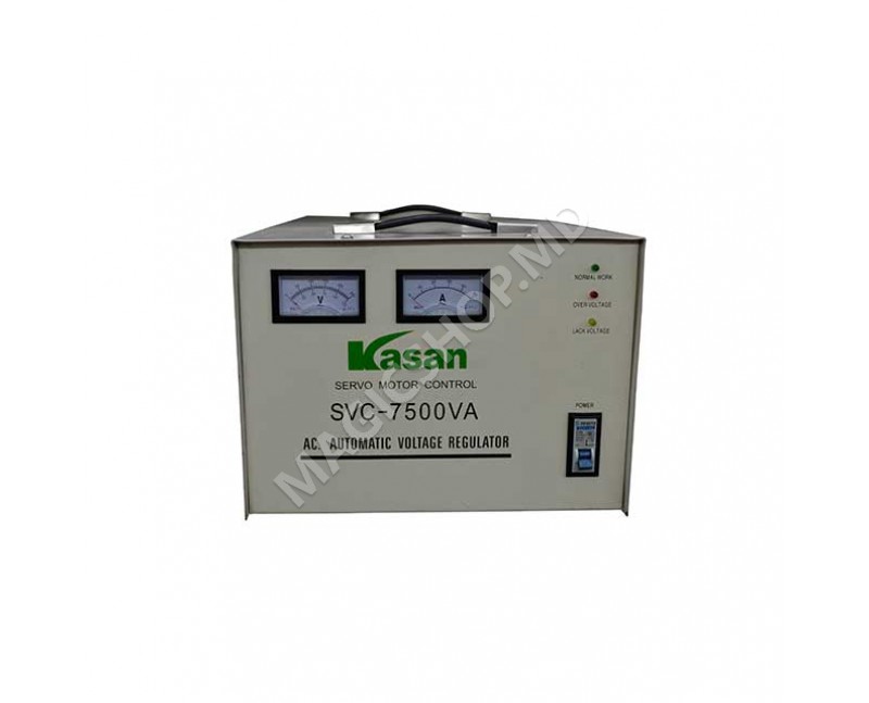 Stabilizator KASAN SVC 7500 VA-6 KW 220 V