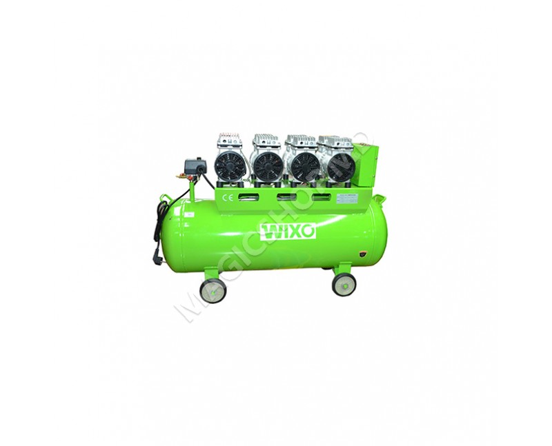 Компрессор WIXO PRS-550D4 зеленый, черный