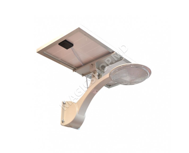 Светодиодный уличный светильник с солнечный панель Elmos DS-324-SOL 24 Вт LED белый