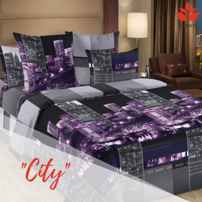 Set de lenjerie Cottony CITY bumbac 2P EURO