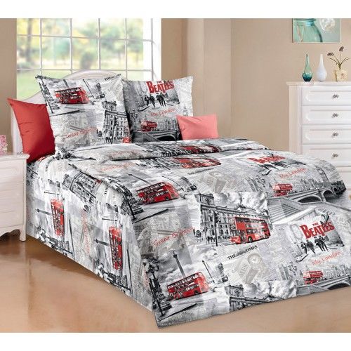Set de lenjerie Cottony bumbac LONDRA 2P EURO