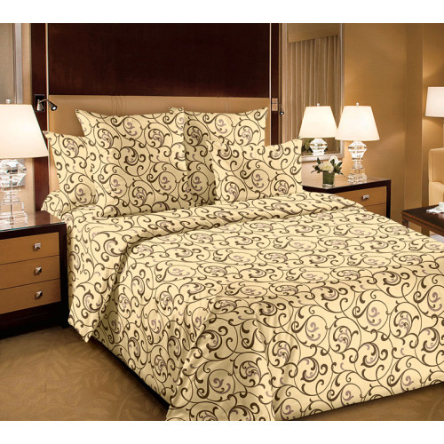 Set de lenjerie Cottony bumbac MONOGRAMA 2P EURO