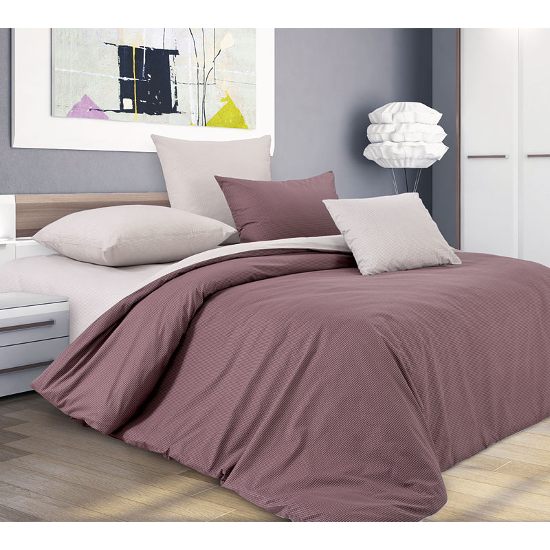Set de lenjerie Cottony percale CREM DE CIOCOLATA 1P