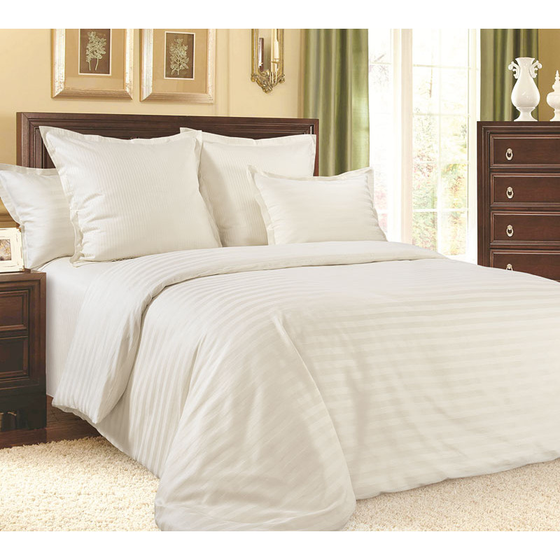 Set de lenjerie Cottony satin de lux CHAMPAGNE 2P
