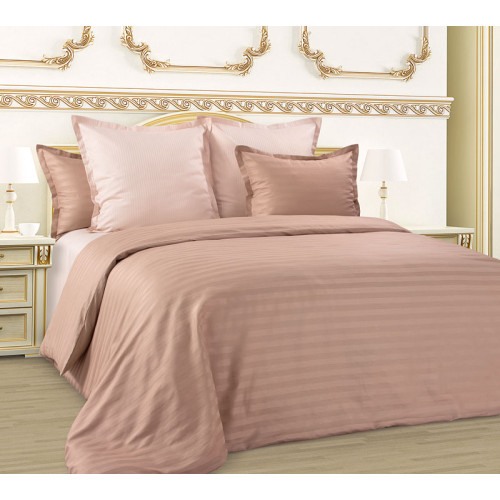 Set de lenjerie Cottony satin de lux ROZE Nr 9 (linii inguste) 2P EURO