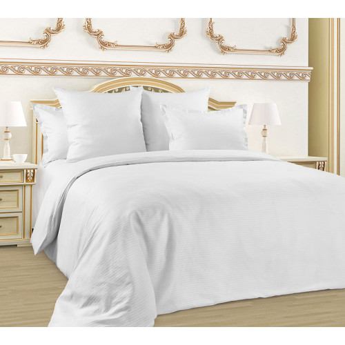 Set de lenjerie Cottony satin de lux PERLA ALBA (linii inguste) 1P