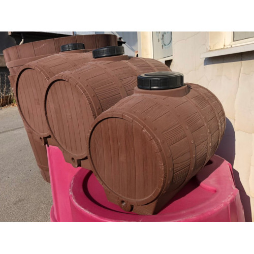 Butoi din plastic tip lemn 100 l