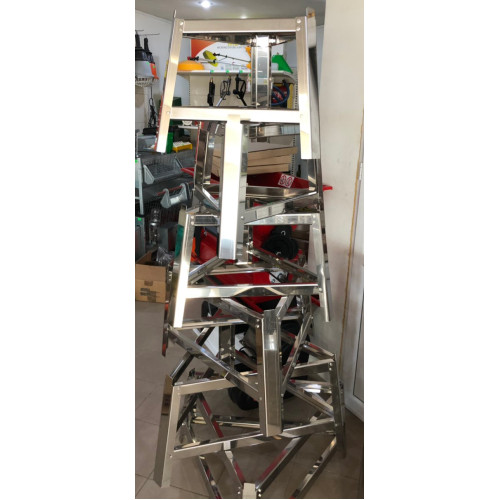 Suport din inox pentru butoi D.455 mm