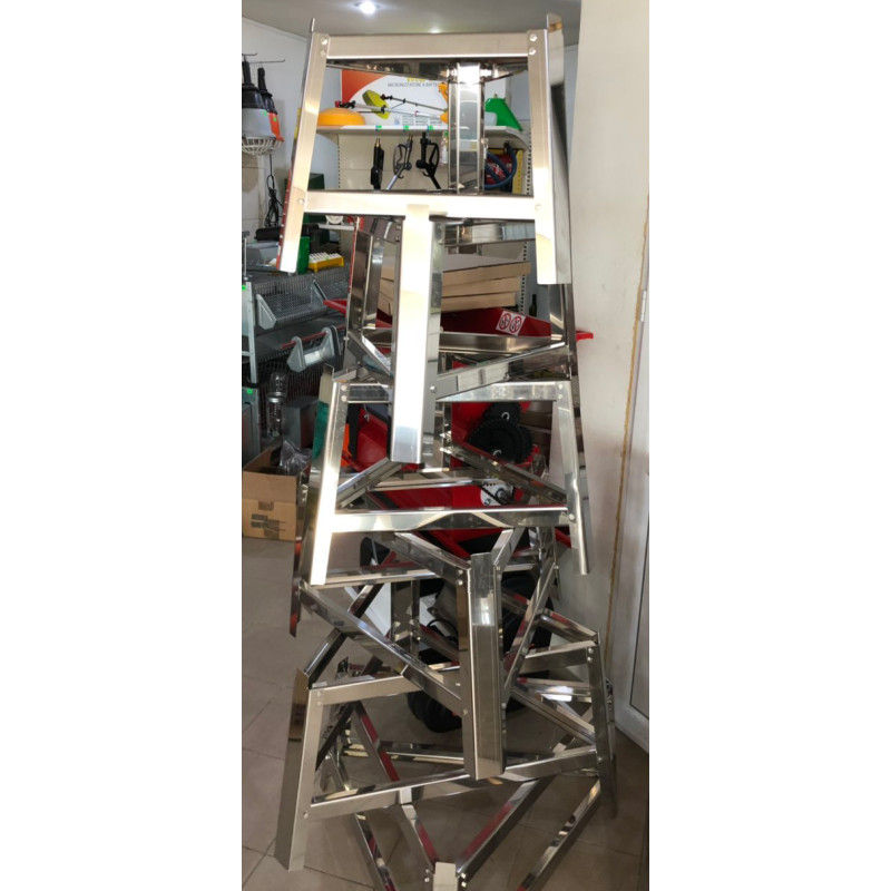 Suport din inox pentru butoi D.455 mm