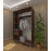 Dulap BofiMob D-140 (foto1) 220x140x60 cm bej, maro, negru