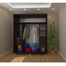 Dulap BofiMob D-180 (foto2) 220x180x60 cm bej, maro, negru