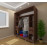 Dulap BofiMob D-200 220x200x60 cm bej, maro, negru