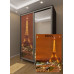 Dulap BofiMob D-200 (foto1) 220x200x60 cm bej, maro, negru