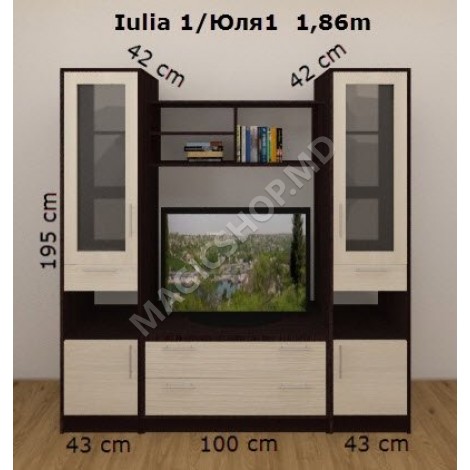Mobilier perete „Iulia” 1.9m