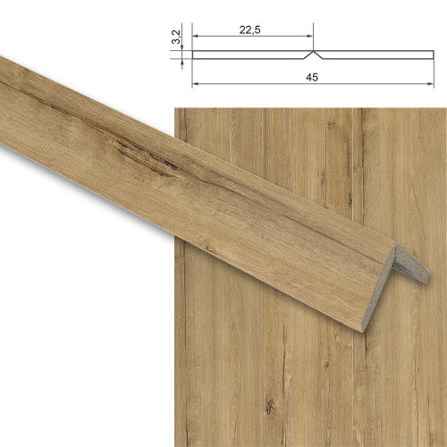 Cornier MDF Stejar de Bourgogne – 2600x45x3,2