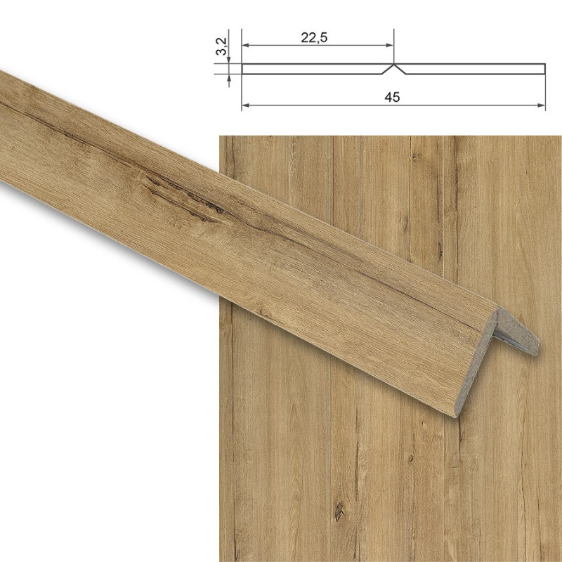 Cornier MDF Stejar de Bourgogne – 2600x45x3,2