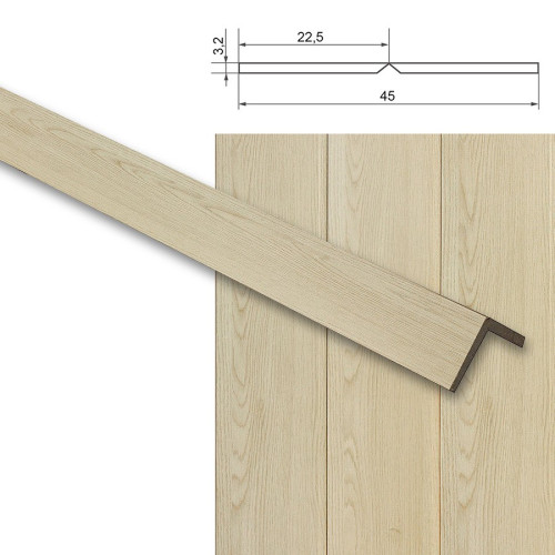 Cornier MDF Stejar transcarpatic – 2600x45x3,2