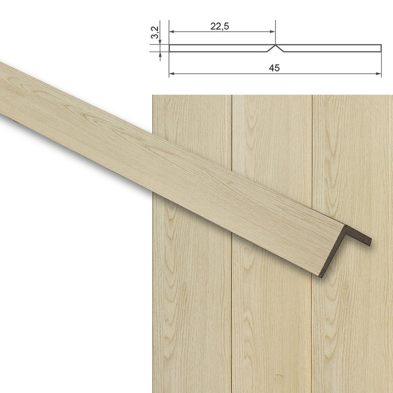 Cornier MDF Stejar transcarpatic – 2600x45x3,2