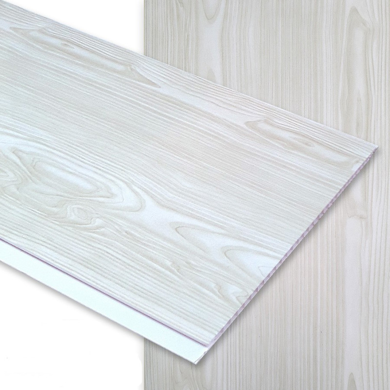 Lambriu PVC 250mm A90 – Lemn alb scandinav