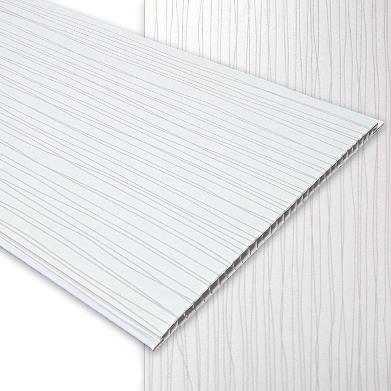 Lambriu laminat PVC 250mm L3001 – Alb Zebrano