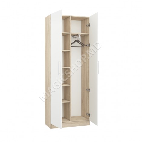 Шкаф комбинированный Practik 80x40x210H см