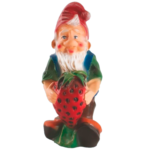 Figurina Cera Pitic cu căpşună (mic)