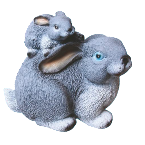Figurina Cera Iepuroaica cu iepuraş