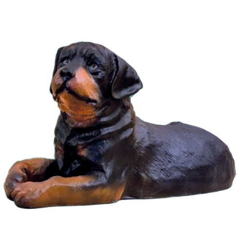Figurina Cera Pui de rottweiler
