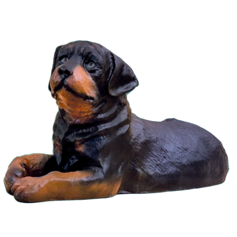 Figurina Cera Pui de rottweiler
