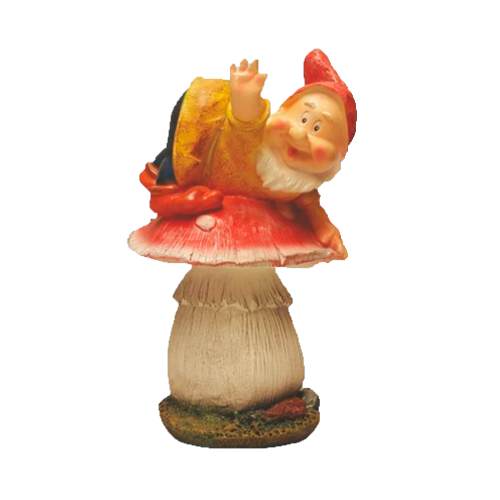 Figurina Cera Pitic pe ciupercă