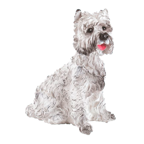 Figurina Cera Terrier culcat