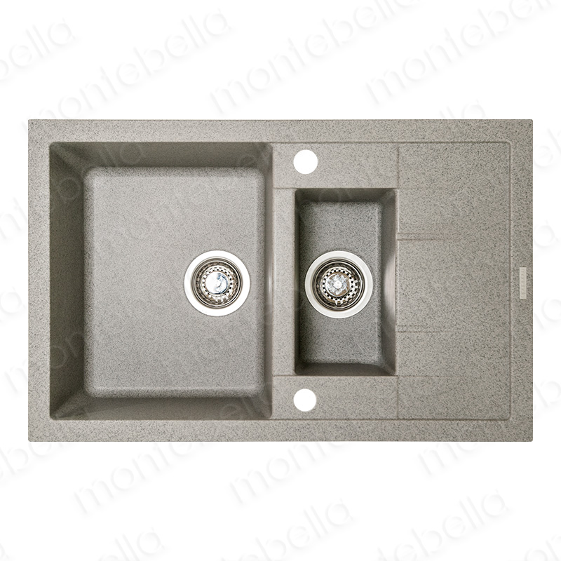 Chiuvetă Montebella 780 x 500/15 cm gri 